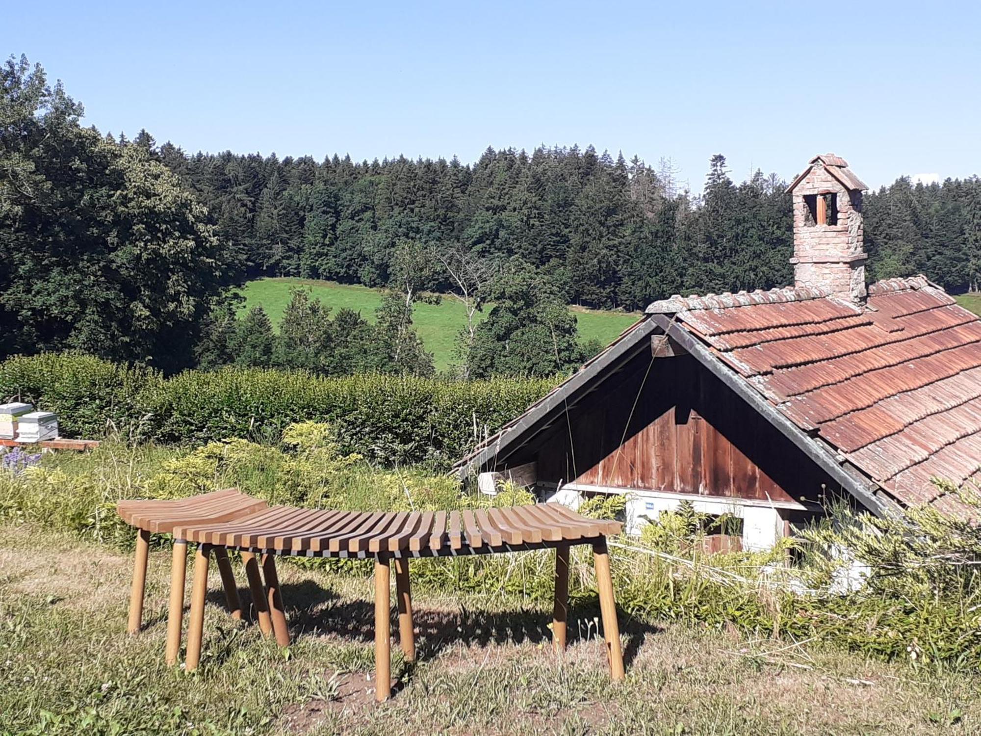 Bed and Breakfast Les Abeilles Romont Экстерьер фото